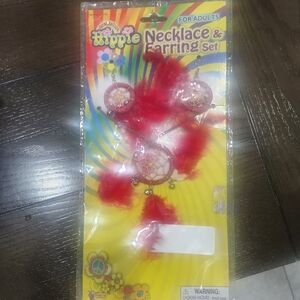 Hippie Necklace And Earring Set